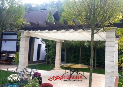 раздвижного навеса для летней кухни, веранды или террасы,