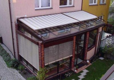 Маркизы для зимнего сада