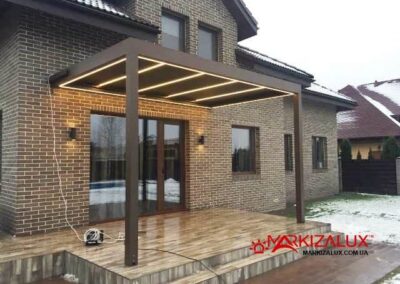 Биоклиматическая пергола Инновационная модель алюминиевой перголы