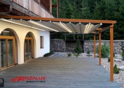 Пергола ламельная биоклиматическая Arim