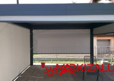 систем пергол с открывающимся тентом для ресторанов