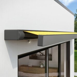 Markilux 970 маркиза усиленная в закрытой кассете куб