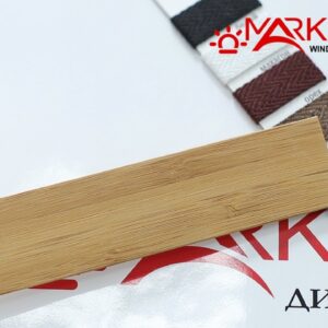 Дерев'яні жалюзі Premium bamboo 25 бурштин