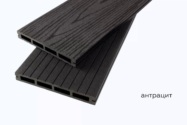 Террасная доска Lite Premium, антрацит 155×20×2200 Террасная доска Lite Premium, антрацит 155×20×2200