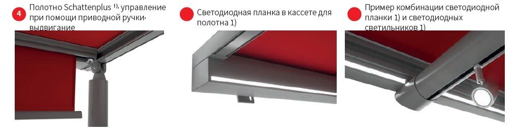 Пергола для террасы pergola compact markilux